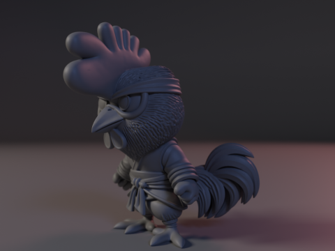 Skyblade Rooster 3Dプリントモデル