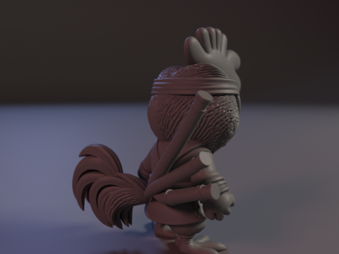 Skyblade Rooster 3Dプリントモデル