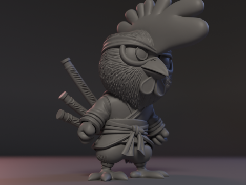 Skyblade Rooster 3Dプリントモデル