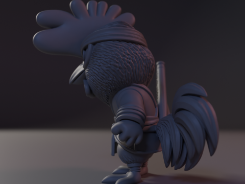 Skyblade Rooster 3Dプリントモデル
