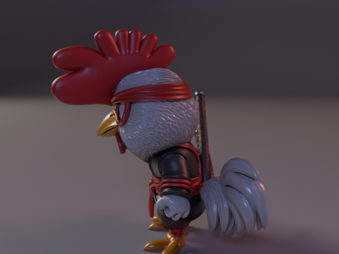 Skyblade Rooster 3Dプリントモデル