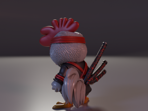 Skyblade Rooster 3Dプリントモデル