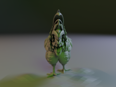 Rooster 3D 프린트 모델