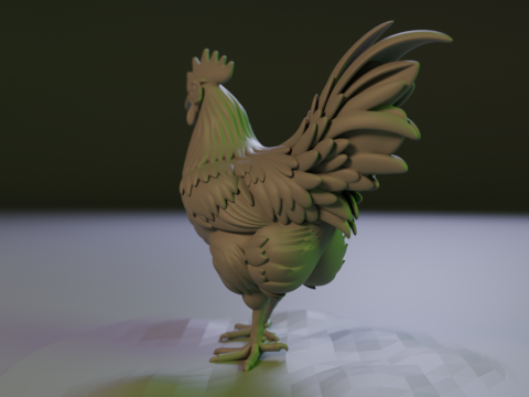 Rooster 3D 프린트 모델