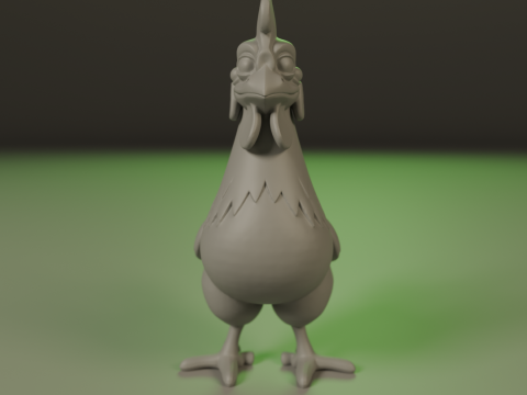 Rooster 3D Print Model