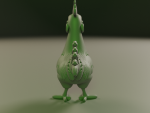 Rooster 3D Print Model