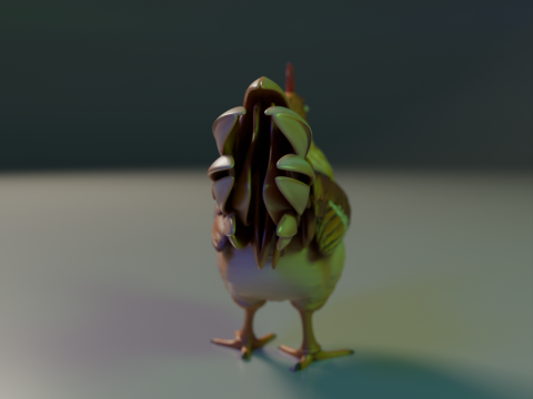 Rooster 3D 프린트 모델