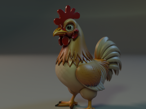 Titan Rooster 3D Принт Модель