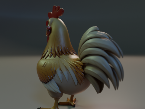 Titan Rooster 3D Принт Модель