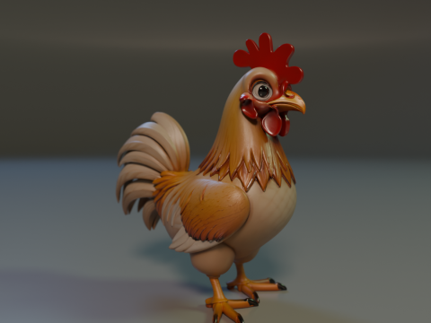 Titan Rooster 3D Принт Модель