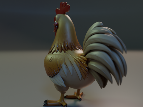 Titan Rooster 3D Принт Модель