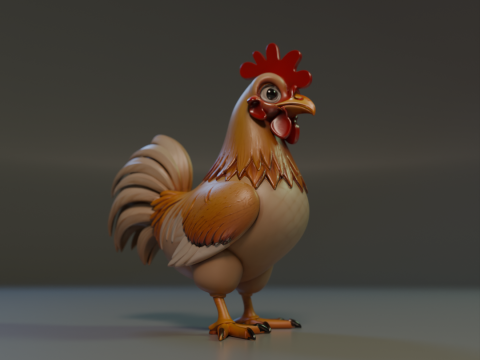 Titan Rooster 3D Принт Модель