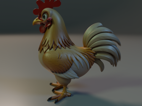 Titan Rooster 3D Принт Модель