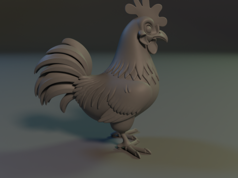 Titan Rooster 3D Принт Модель
