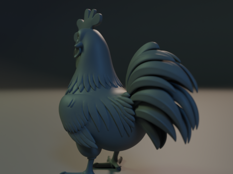 Titan Rooster 3D Принт Модель