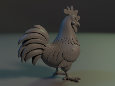 Titan Rooster 3D Принт Модель