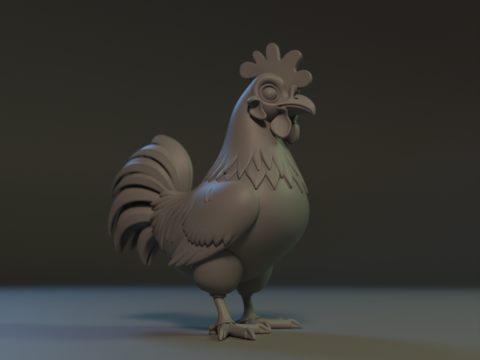 Titan Rooster 3D Принт Модель