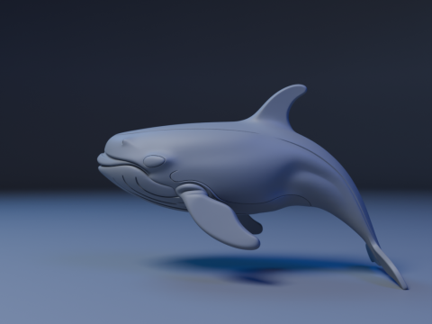 Whale Modelo de Impressão 3D