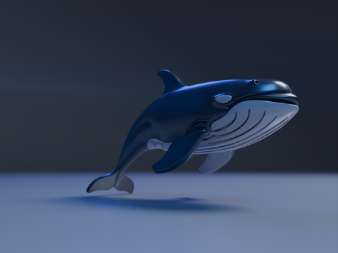Whale Modelo de Impressão 3D