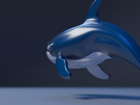 Whale Modelo de Impressão 3D