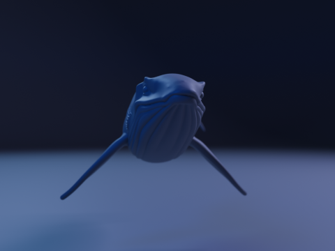 Whale 3D Baskı Modeli