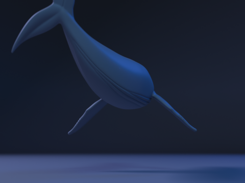 Whale 3D Baskı Modeli