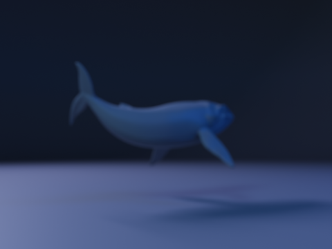 Whale 3D Baskı Modeli
