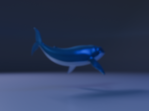 Whale 3D Baskı Modeli