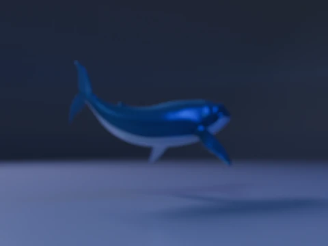Whale 3D Print Model