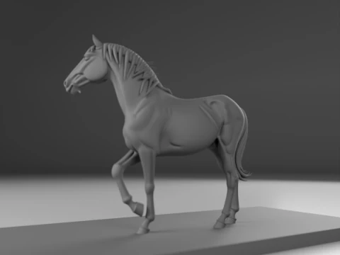 Horse 3D Print Model