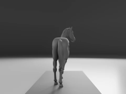 Horse 3D Print Model