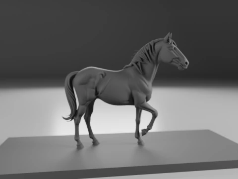 Horse 3D Print Model