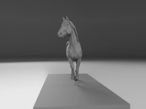 Horse 3D Print Model