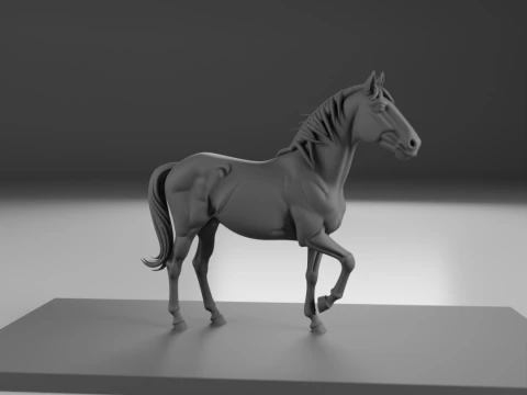 Horse 3D Print Model