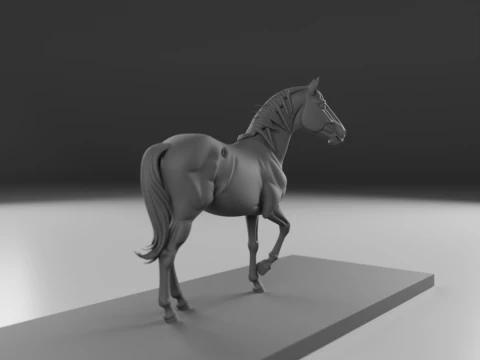 Horse 3D Print Model
