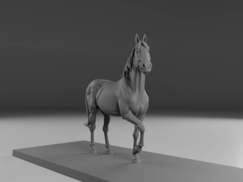 Horse 3D Print Model