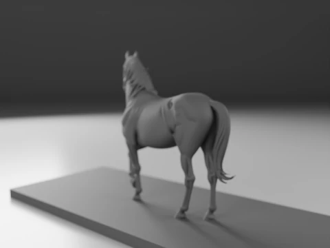 Horse 3D Print Model