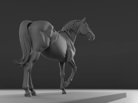 Horse 3D Print Model