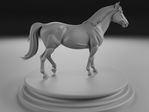 Horse Modelo de impresión 3D