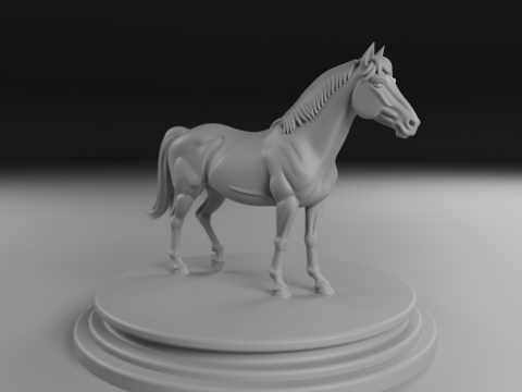 Horse Modelo de impresión 3D