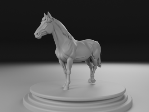 Horse Modelo de impresión 3D