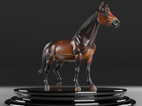 Horse Modelo de impresión 3D