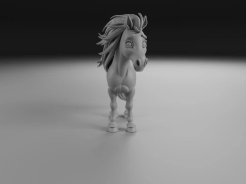 Horse 3D Print Model