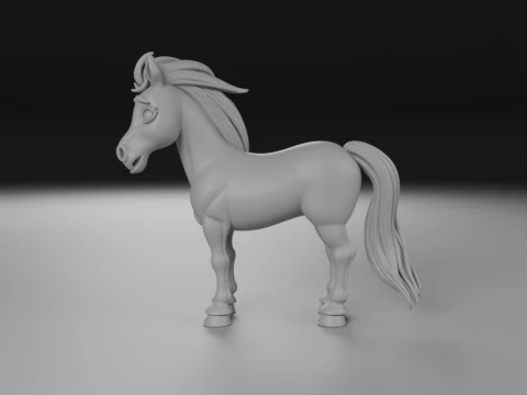Horse 3D Print Model