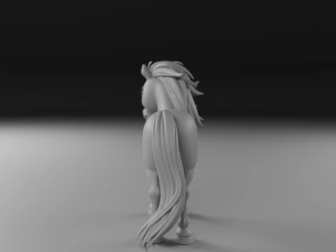 Horse 3D Print Model