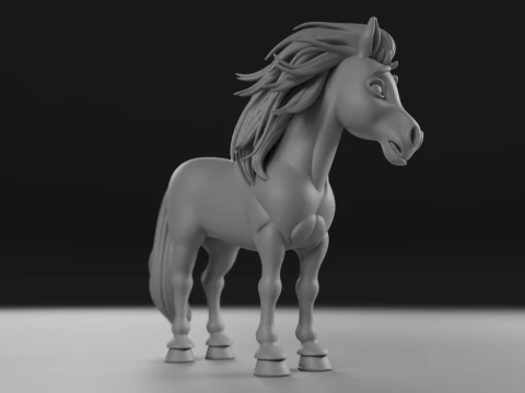 Horse 3D Print Model