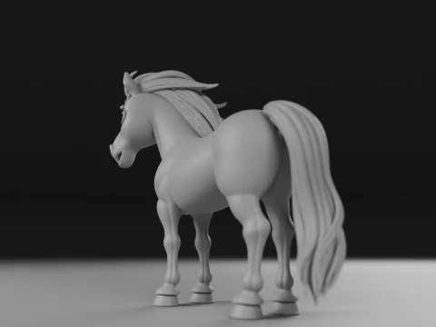 Horse 3D Print Model