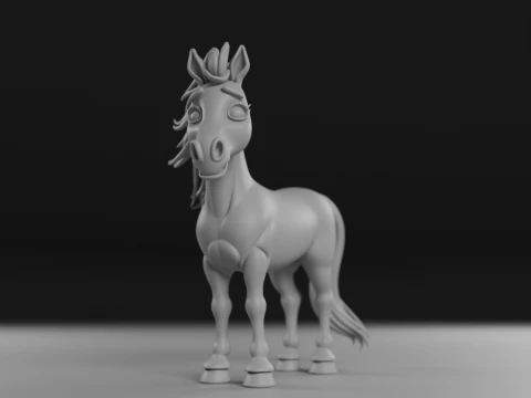 Horse 3D Print Model