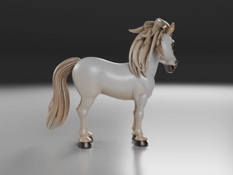 Horse 3D Print Model
