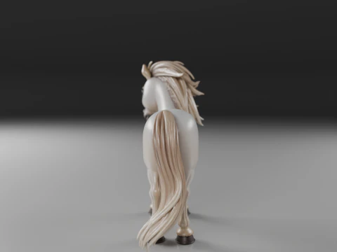 Horse 3D Print Model